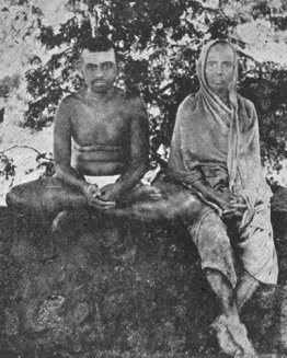 Ramana with mother